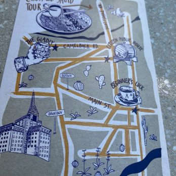 Beginner's Luck - Chop salad tour postcard - Coffee & Tea Near Me - Scottsdale, Arizona