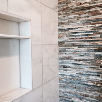 Adlesh Tile - a shower with a built in shelf - General Contractors Near Me Adlesh Tile - a shower with a built in shelf - General Contractors Near Me