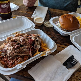 Angry Barnyard BBQ - Trailer Trash Casserole, Fat Moe, side of Mac and cheese. - Barbeque Near Me - Bakersfield, California Angry Barnyard BBQ - Trailer Trash Casserole, Fat Moe, side of Mac and cheese. - Barbeque Near Me - Bakersfield, California