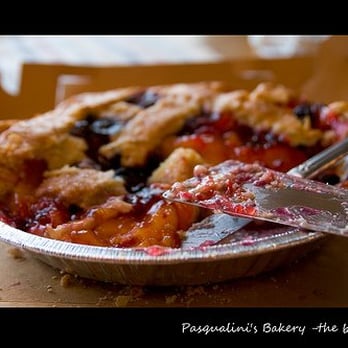 Pasqualini's Bakery - Part of a pie I loved!  I'll get 2 more next summer. - Bakeries Near Me - Rehoboth Beach, Delaware