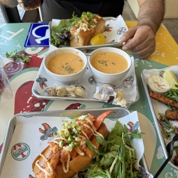 Lobster-Guys - Clobster Roll,Connecticut Style Roll,Lobster Bisque Cup - Seafood Near Me - Pasadena, California