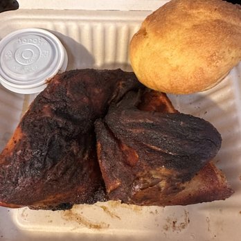 Armadillo Willy's BBQ - Lone Star BBQ 1/2 Chicken and corn bread - Barbeque Near Me - Dublin, California Armadillo Willy's BBQ - Lone Star BBQ 1/2 Chicken and corn bread - Barbeque Near Me - Dublin, California