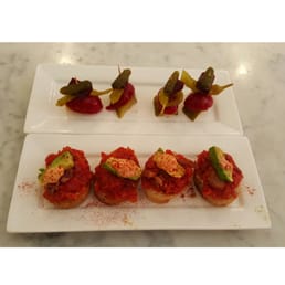 Warm Herbed Goat Cheese Crostini