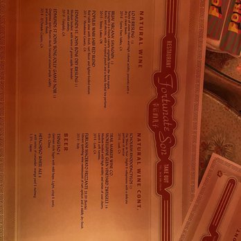 Fortunate Son - Natural wine and beer menu. - Chinese Near Me - San Diego, California