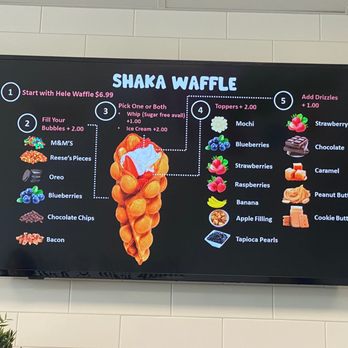 Aloha Waffle Bar - Food menu pt3  the create your own. - Coffee & Tea Near Me - Jacksonville, Florida
