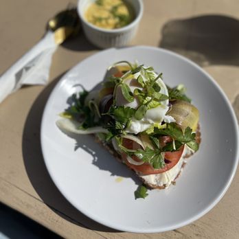 Wylder Space - Avocado toast with a side of hollandaise sauce. - Caterers Near Me - Scotts Valley, California Wylder Space - Avocado toast with a side of hollandaise sauce. - Caterers Near Me - Scotts Valley, California
