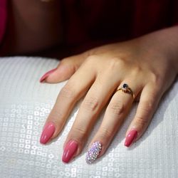 Uptown Nails - Acrylic nails with crystals design by Robert