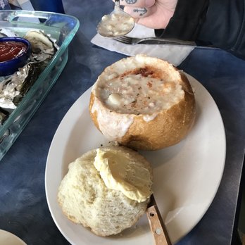 Mo's Seafood & Chowder - Clam chowder in bread bowl! - Seafood Near Me - Florence, Oregon Mo's Seafood & Chowder - Clam chowder in bread bowl! - Seafood Near Me - Florence, Oregon