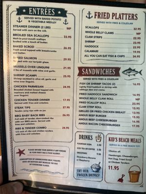 Menu photo 2 Lobster Shanty Eastham, MA Menu photo 2 Lobster Shanty Eastham, MA