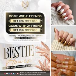 Milano Nail Spa Grant - Gather your besties and save BIG at Milano Nail Spa Grant! The more friends you bring, the more you save