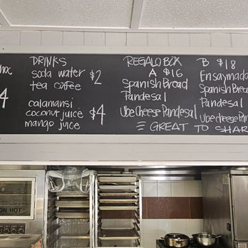 HRE Bakery - Menu Board - Filipino Near Me - Virginia Beach, Virginia