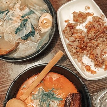 Marumen - Chicken kaarage, spicy miso ramen, braised pork ramen (mild) - Ramen Near Me - Fairfax, Virginia