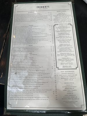 Menu photo 3 Homer St. Cafe and Bar Vancouver, BC