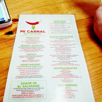 Mi Carnal Restaurant - Menu - Mexican Near Me - Saint Augustine, Florida
