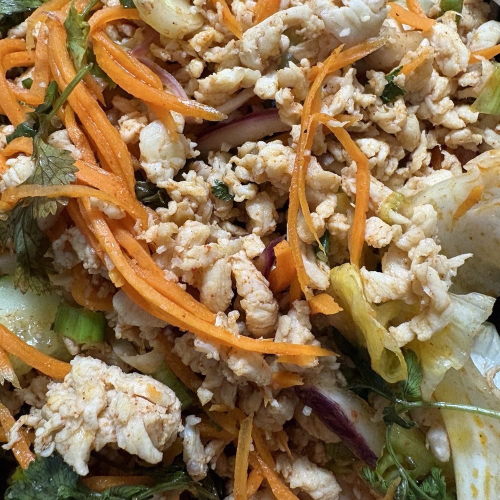 Chalerm Thai Bistro - Chicken laarb salad - Thai Near Me - Lakeport, California