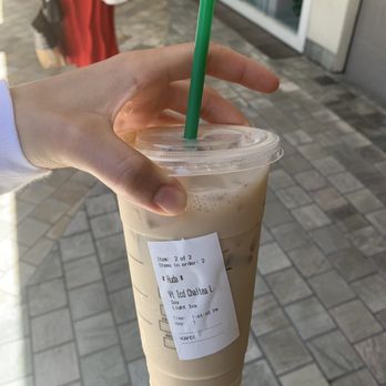 Starbucks - Venti Iced Soy Chai Latte - Coffee & Tea Near Me - Honolulu, Hawaii Starbucks - Venti Iced Soy Chai Latte - Coffee & Tea Near Me - Honolulu, Hawaii