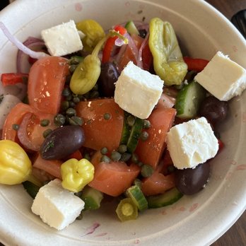 The Big Greek Cafe - Horiatiki Village Salad - Mediterranean Near Me - Silver Spring, Maryland
