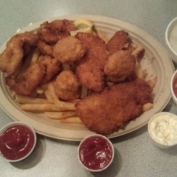Fishermen's Catch - Halibut, Scallops, Shrimp, Fries, Clam Chowder (New England and Manhattan) - Seafood Markets Near Me - Oxnard, California