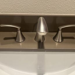 Our son's new faucet installed as well as unclogging an almost 100% clogged drain. All runs like a dream now!