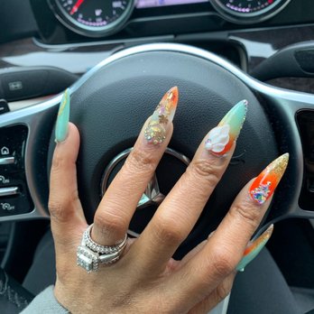 Executive Nails & Spa - Louetta Spring - Another one of my favorite sets by Tony!!!! - Nail Salons Near Me - Spring, Texas