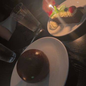 Juliet - Chocolate sphere! So cool - Steakhouses Near Me - Houston, Texas Juliet - Chocolate sphere! So cool - Steakhouses Near Me - Houston, Texas