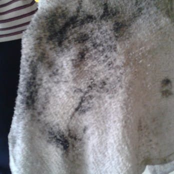 The Top Hatter - Some of the smoke soot we wiped up before they cleaned. - Heating & Air Conditioning/HVAC Near Me - Phoenix, Arizona The Top Hatter - Some of the smoke soot we wiped up before they cleaned. - Heating & Air Conditioning/HVAC Near Me - Phoenix, Arizona