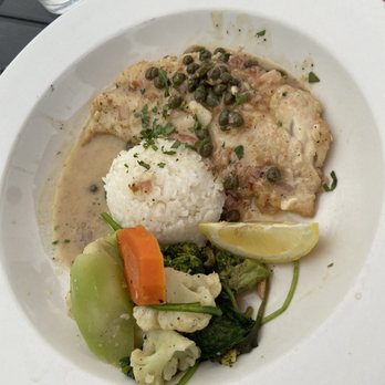 Noyo River Grill - Rock cod piccata: tender with perfectly balanced lemon sauce - American Near Me - Fort Bragg, California
