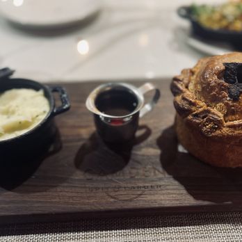 Camden Spit & Larder - Meat pie with accoutrements - Brasseries Near Me - Sacramento, California Camden Spit & Larder - Meat pie with accoutrements - Brasseries Near Me - Sacramento, California