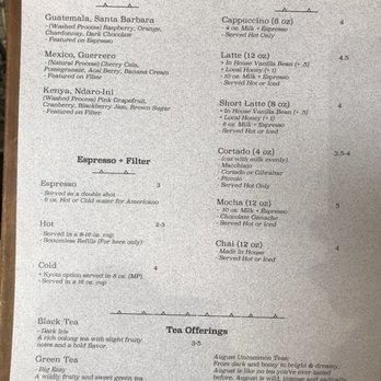 Lift Coffee Roasters - Menu - Coffee & Tea Near Me - Riverside, California
