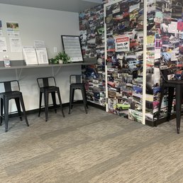 Waiting area is cute, super clean, and organized Waiting area is cute, super clean, and organized