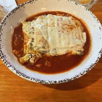 Pastaggios Italian - Green Chile lasagna.Silky smooth, lots a flavor. Perfect balance. - Pizza Near Me - Las Cruces, New Mexico