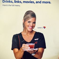 Southwest Airlines - Menu cover