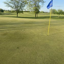 Greens fast and firm.