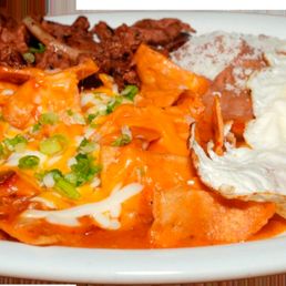 Asada Chilaquiles Plate