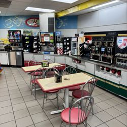 Stripes - Fountain drink area...