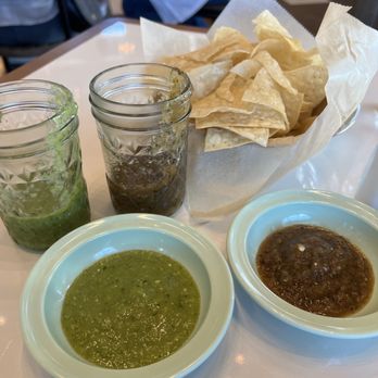 Superica - Free chips with two salsas: Avocado Verde and Fire Roasted Tomato - Breakfast & Brunch Near Me - Winter Park, Florida Superica - Free chips with two salsas: Avocado Verde and Fire Roasted Tomato - Breakfast & Brunch Near Me - Winter Park, Florida