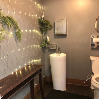 Mazra - They tried to make the bathroom look nice!!! - Middle Eastern Near Me - San Bruno, California Mazra - They tried to make the bathroom look nice!!! - Middle Eastern Near Me - San Bruno, California