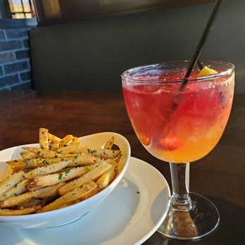 Yard House - Sunset Sangria &Truffle Fries - New American Near Me - Lombard, Illinois Yard House - Sunset Sangria &Truffle Fries - New American Near Me - Lombard, Illinois