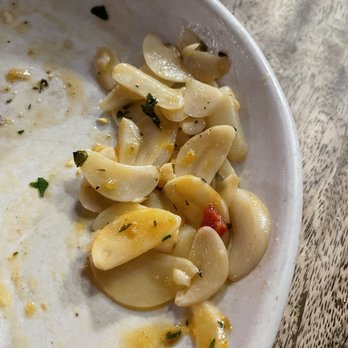 North Italia - HUGE amount of sliced garlic in the mixed veggies of Tuscan 1/2 Chick. Overpowering flavor. - Italian Near Me - Phoenix, Arizona