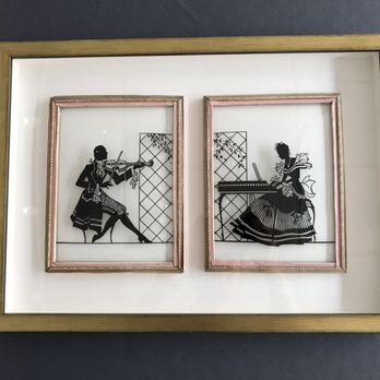 Pin Framing - 2pcs glass arts more than 100 years - Framing Near Me - Long Island City, New York