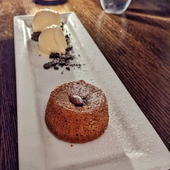 Rusty Pelican - Café con leche lava cake - Seafood Near Me - Tampa, Florida