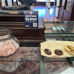 First Fidelity Bank - This location offers free snacks
