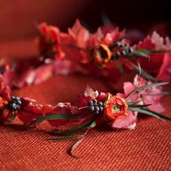 Head piece for the flower girl