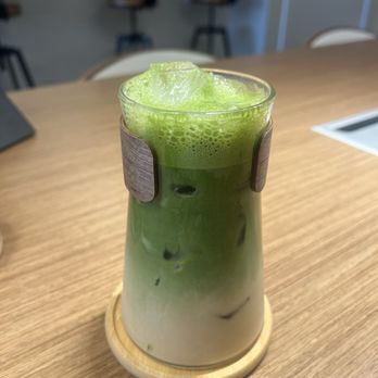 Qahwetna Coffee - Iced qahwah matcha latte - Coffee & Tea Near Me - Anaheim, California