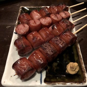 Juban Izakaya - Pork sausage skewers - Japanese Near Me - New York, New York Juban Izakaya - Pork sausage skewers - Japanese Near Me - New York, New York