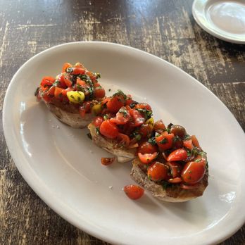 Quattro Gatti - Tomato & Basil Bruschetta (V) - Italian Near Me - Austin, Texas Quattro Gatti - Tomato & Basil Bruschetta (V) - Italian Near Me - Austin, Texas