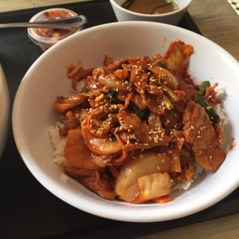 Ahri's Kitchen - Spicy pork shoulder dupbop - Korean Near Me - Jersey City, New Jersey Ahri's Kitchen - Spicy pork shoulder dupbop - Korean Near Me - Jersey City, New Jersey