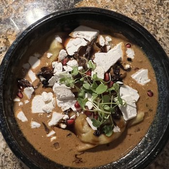 Asador - Wagu beef and goat cheese & Pomegranate - American Near Me - Dallas, Texas Asador - Wagu beef and goat cheese & Pomegranate - American Near Me - Dallas, Texas