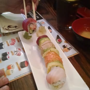 Bento Express - Rainbow Roll. - Sushi Bars Near Me - Bakersfield, California Bento Express - Rainbow Roll. - Sushi Bars Near Me - Bakersfield, California