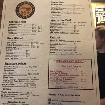 Gasoline Street Coffee - Menu - Coffee & Tea Near Me - Pittsburgh, Pennsylvania Gasoline Street Coffee - Menu - Coffee & Tea Near Me - Pittsburgh, Pennsylvania